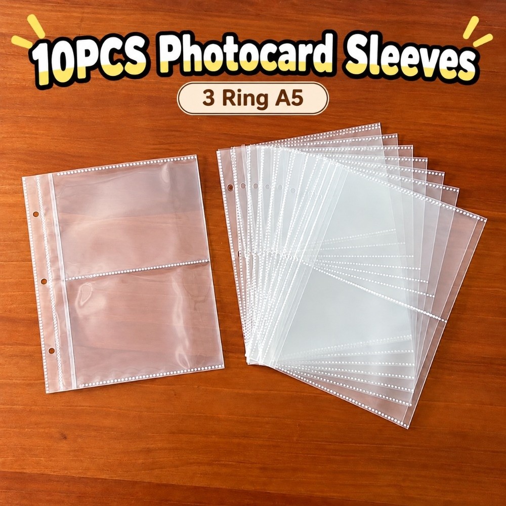 Card Penny Sleeve - Clear View 3-ring kaarthouders A5-formaat, met
