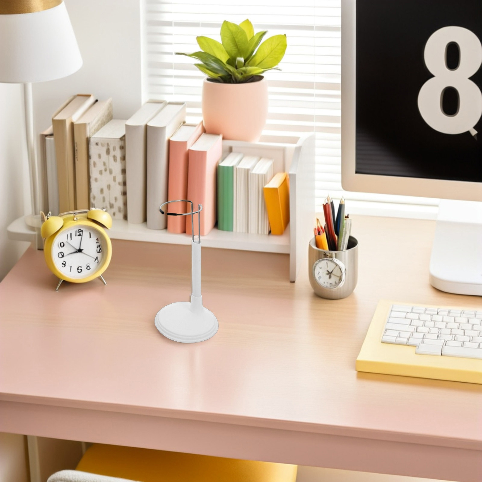 5 stuks witte, verstelbare dis - Action Figure Stand recensie en prijs