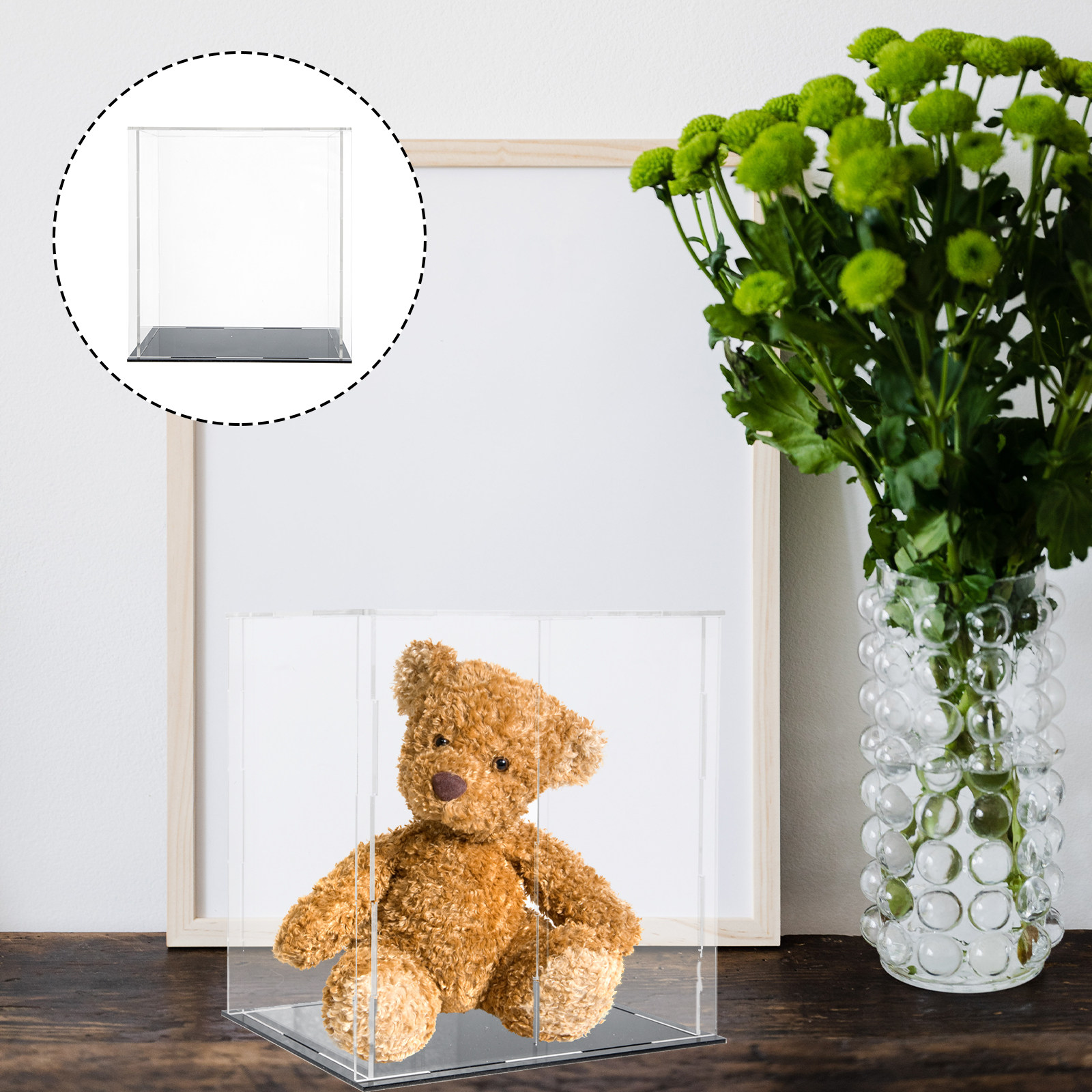 Stevige acryl displaybox, tran - Display Case Acrylic recensie en prijs