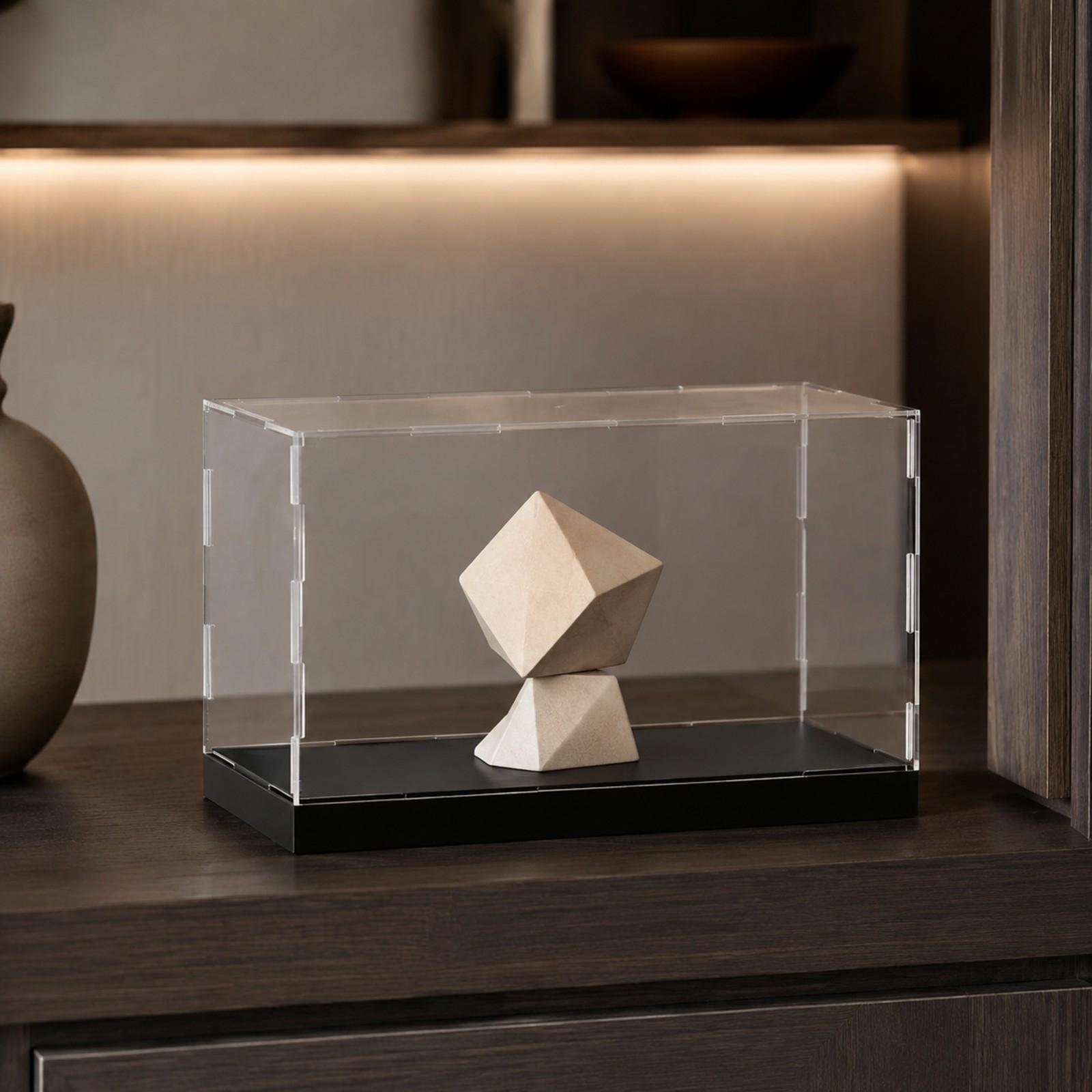Transparante acryl vitrine met - Display Case Acrylic recensie en prijs
